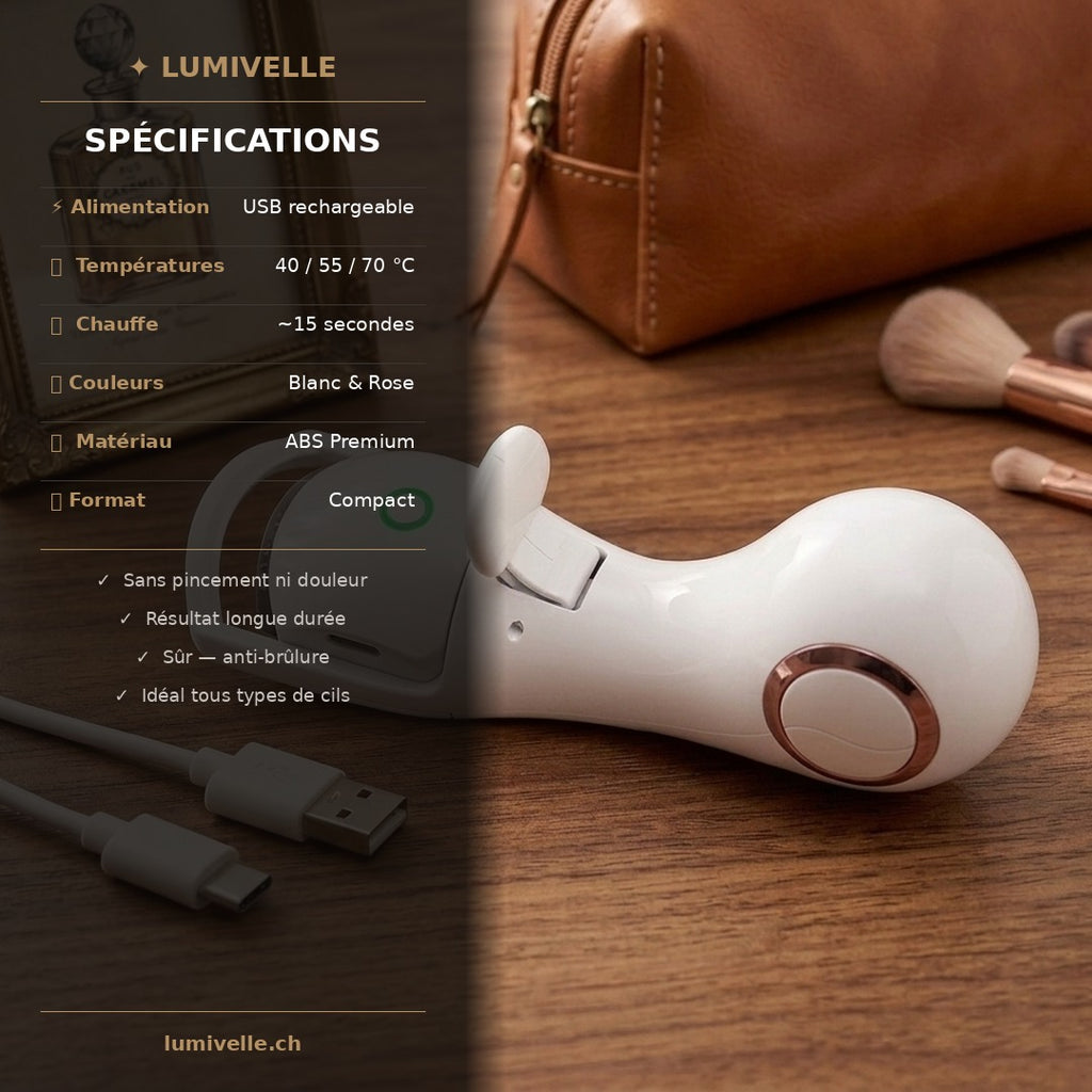 Lumivelle Curl Pro — Spécifications